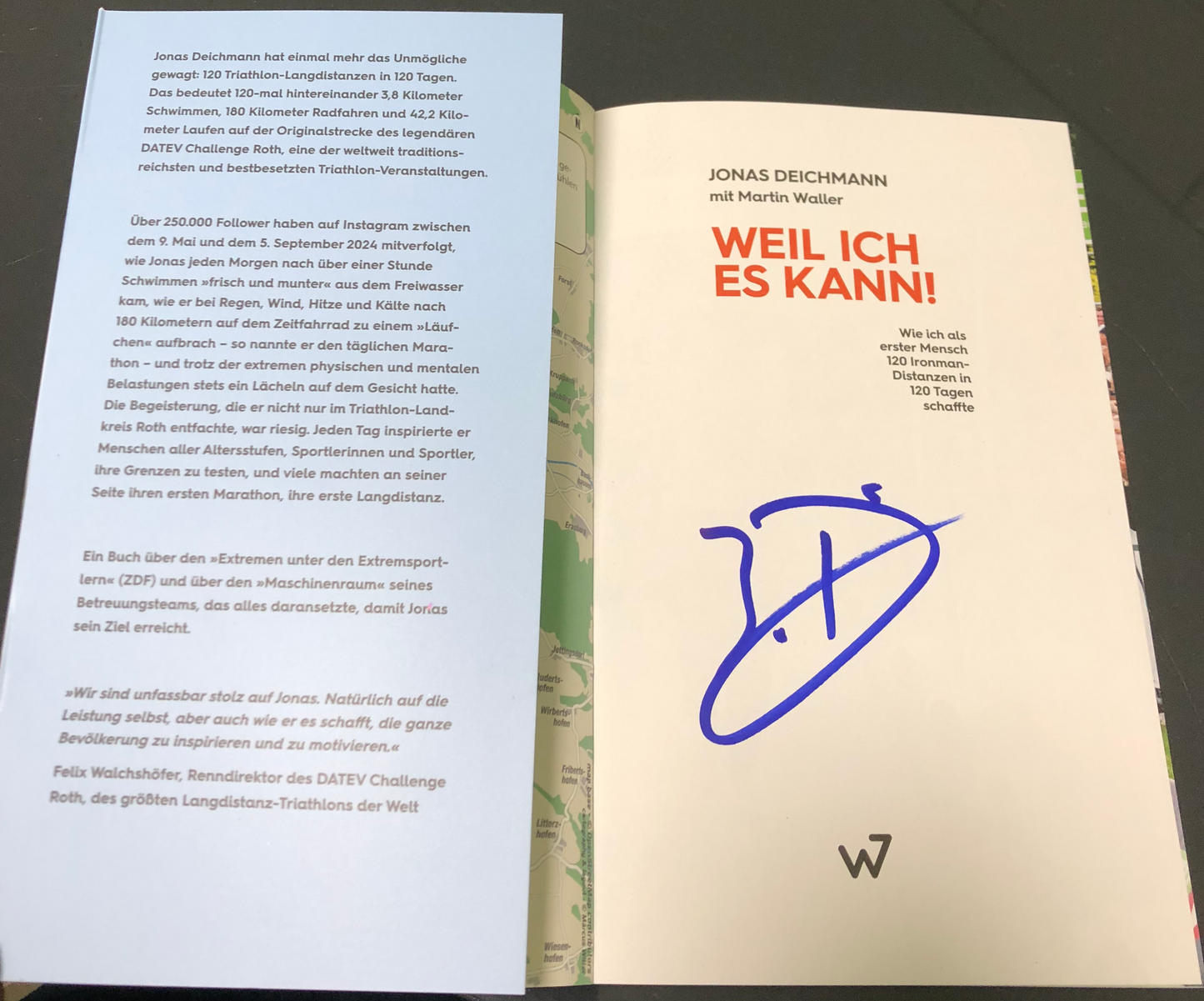 Sommer-Sonderaktion: Von Jonas Deichmann handsignierte Ausgabe von "Weil ich es kann!"