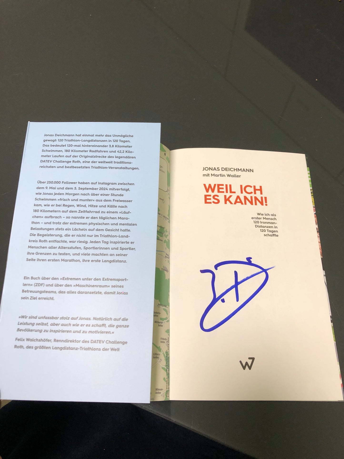 Weihnachtsaktion: Signierte Sonderausgabe von Jonas Deichmann: Weil ich es kann!