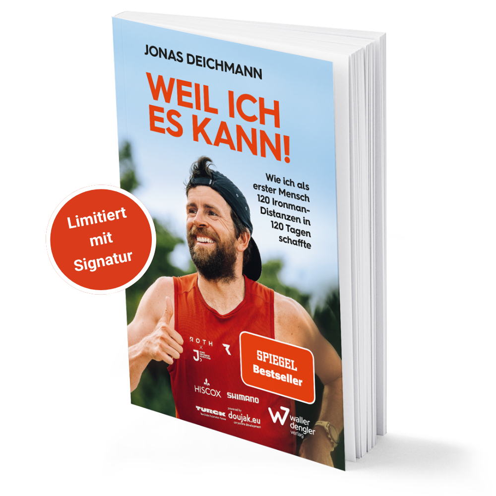 Weihnachtsaktion: Signierte Sonderausgabe von Jonas Deichmann: Weil ich es kann!