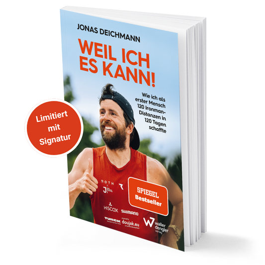 Weihnachtsaktion: Signierte Sonderausgabe von Jonas Deichmann: Weil ich es kann!